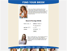 Tablet Screenshot of foreign-brides.co.uk